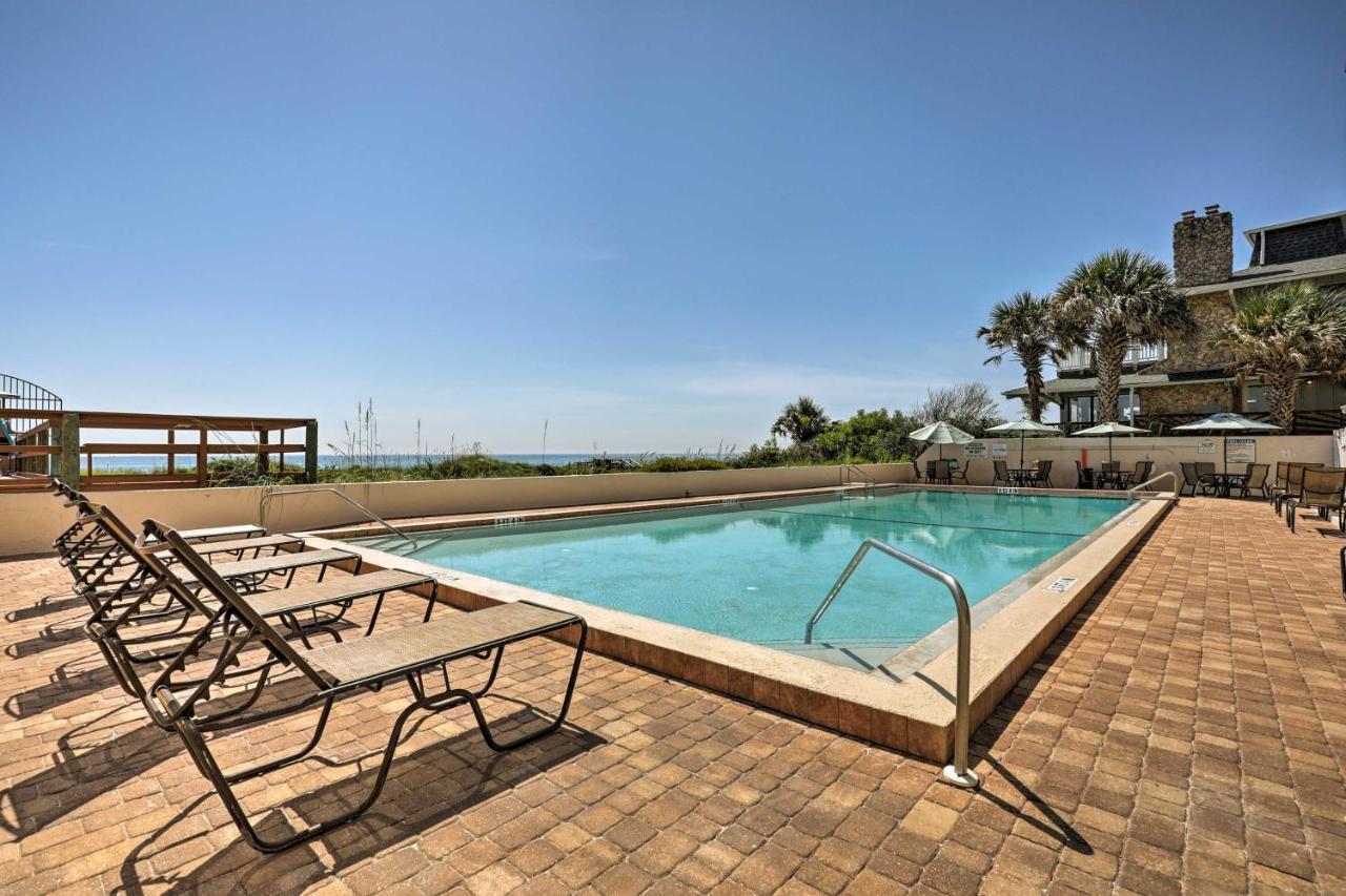 Oceanfront St Augustine Studio With Pool Access! セント・オーガスティン エクステリア 写真