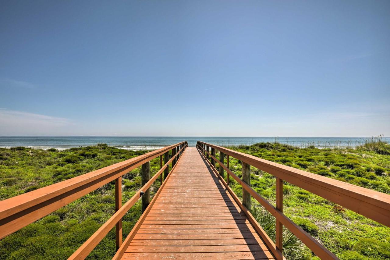 Oceanfront St Augustine Studio With Pool Access! セント・オーガスティン エクステリア 写真